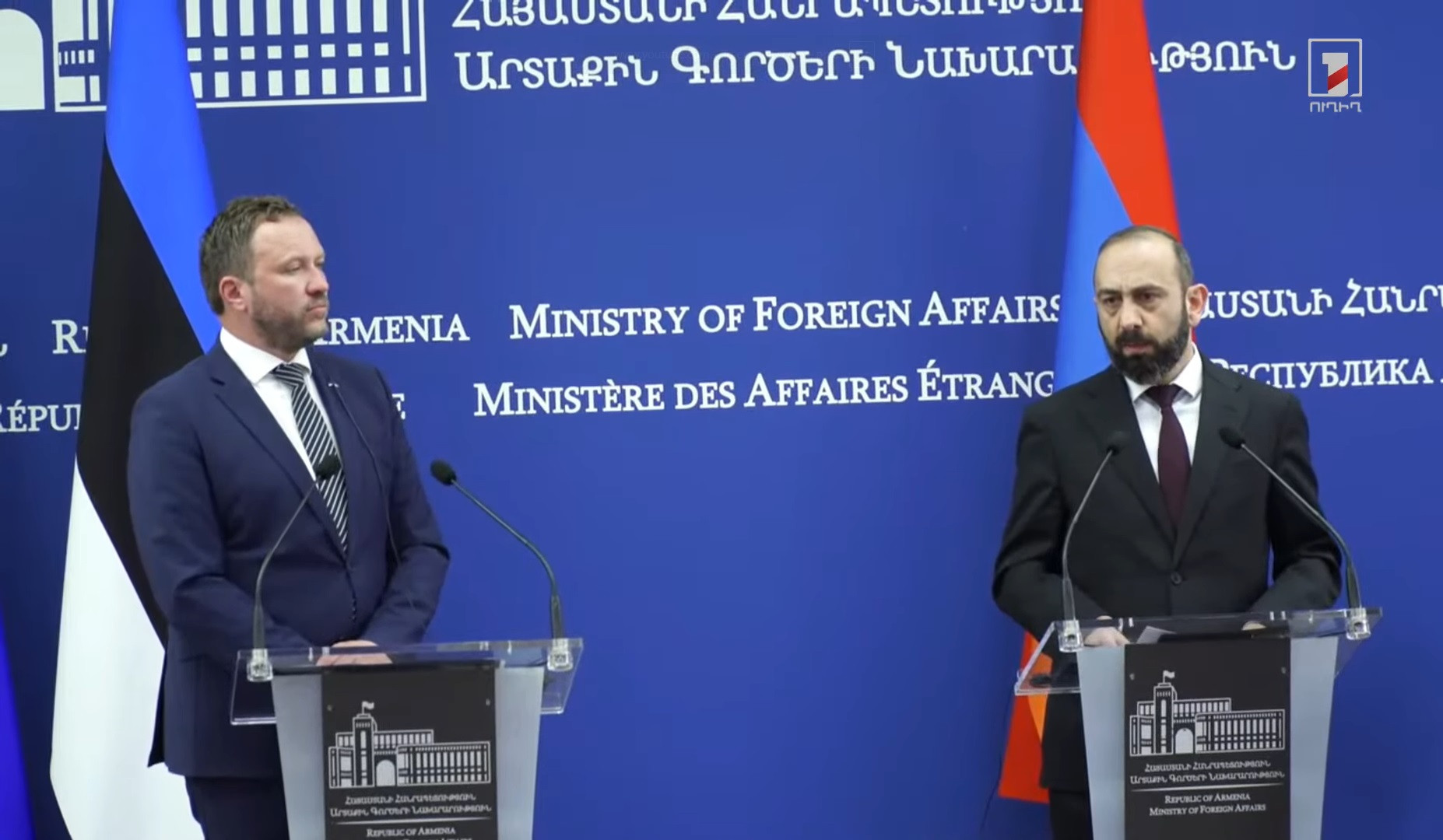 Միրզոյանն Էստոնիայի ԱԳ նախարարին է ներկայացրել Ադրբեջանի և Թուրքիայի հետ հարաբերությունների կարգավորման և TRIPP-ի ուղղությամբ աշխատանքները