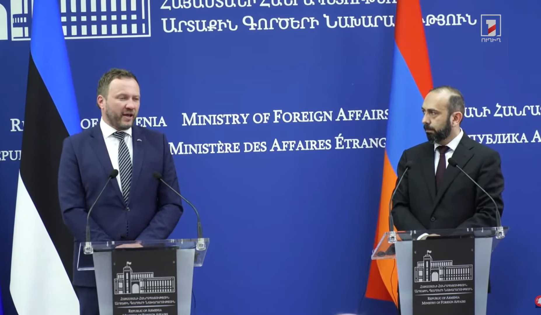 Տեսնում ենք՝ ինչպես է այս Կառավարությունը, նրանց առաջնորդությունը փոխել Հայաստանի ուղին. Էստոնիայի ԱԳ նախարար