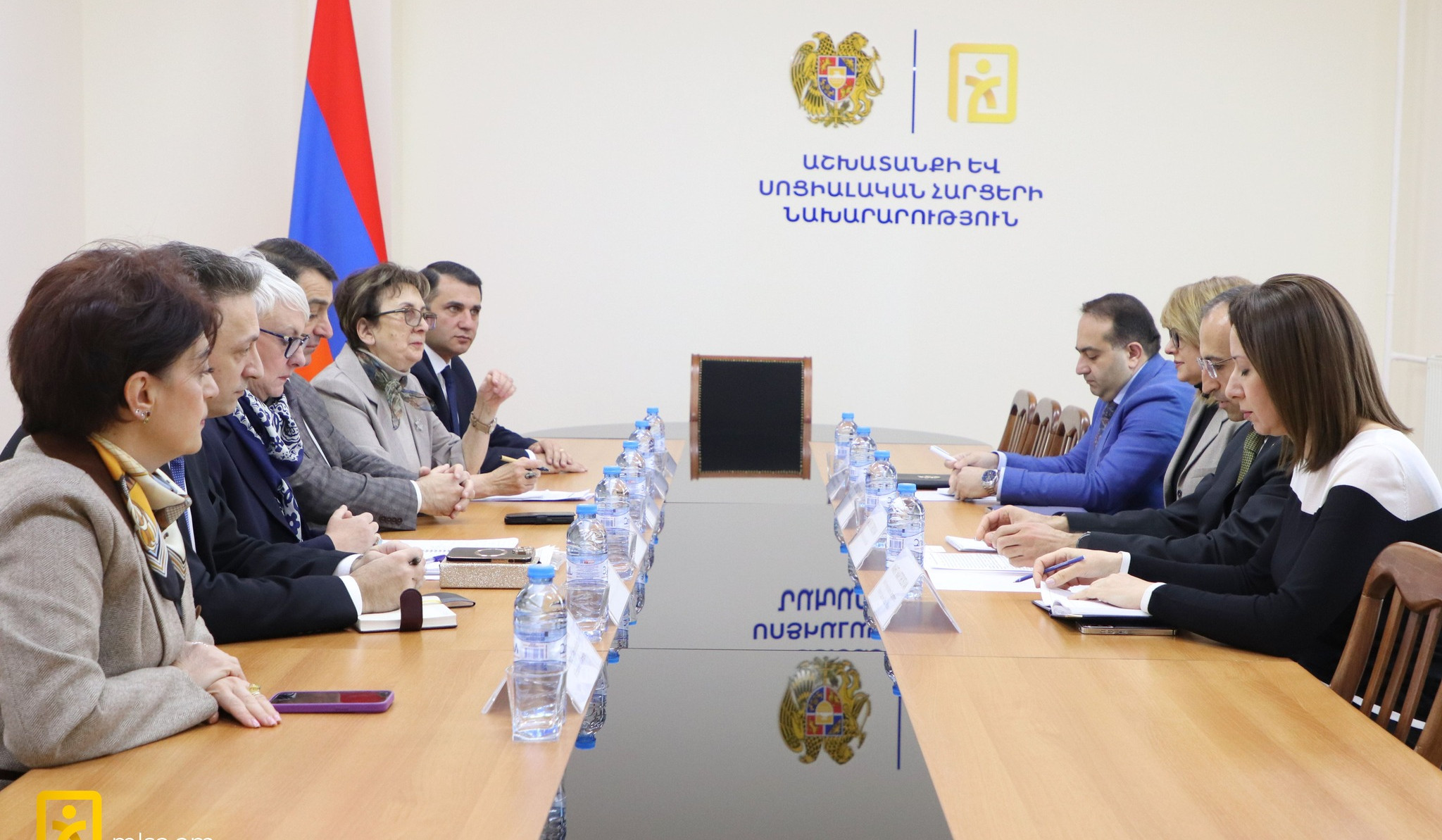 ԱՍՀ նախարարը և ԱՄԿ գործատուների հարցերով բյուրոյի տնօրենը քննարկել են Աշխատանքի միջազգային կազմակերպության հետ համագործակցության հարցեր