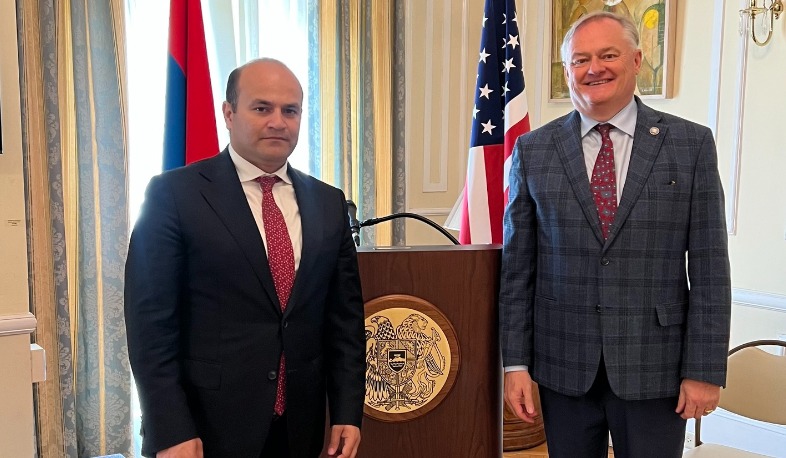 Քննարկվել են դեսպան Նարեկ Մկրտչյանի՝ Յուտա աշխատանքային այցի արդյունքներն ու  ձեռք բերված պայմանավորվածությունները