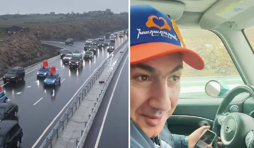 Այսօրվա ավտոերթը օդից. Փաշինյանը տեսանյութ է հրապարակել