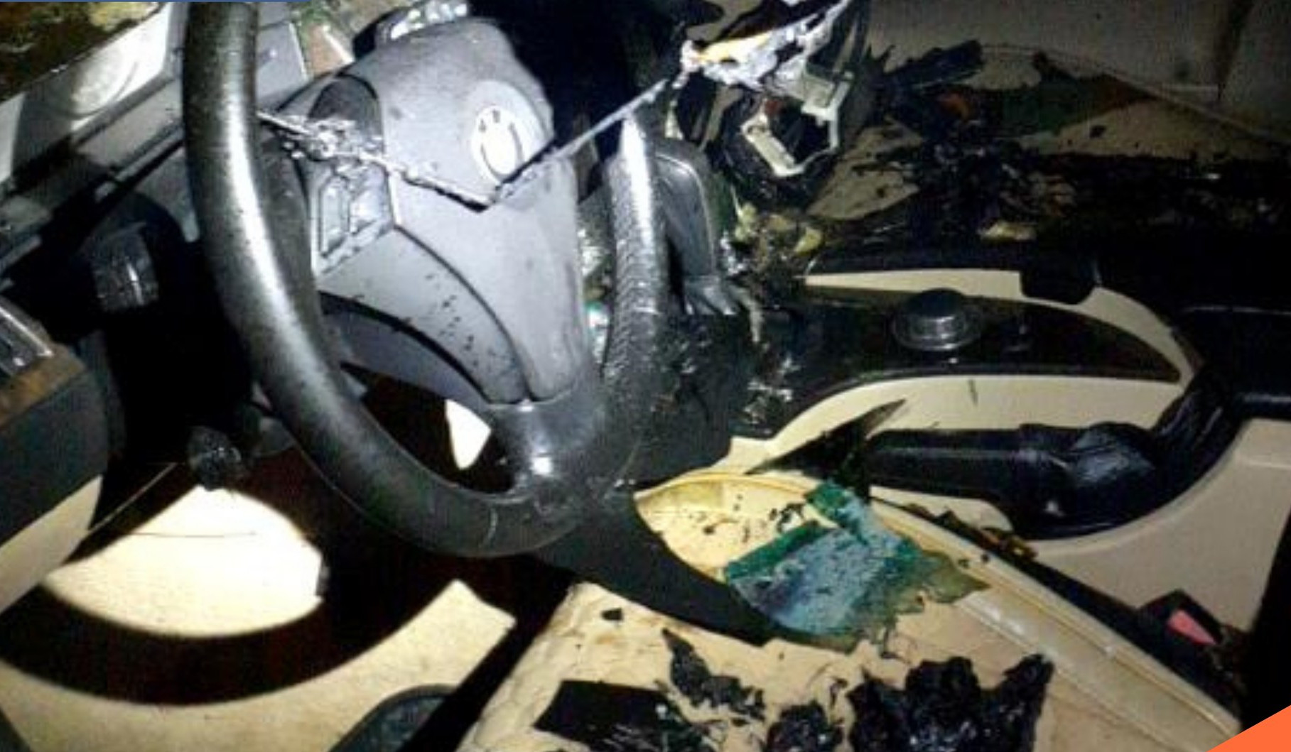 Մասիս քաղաքի ռեստորաններից մեկի մոտակայքում ավտոմեքենա է այրվել