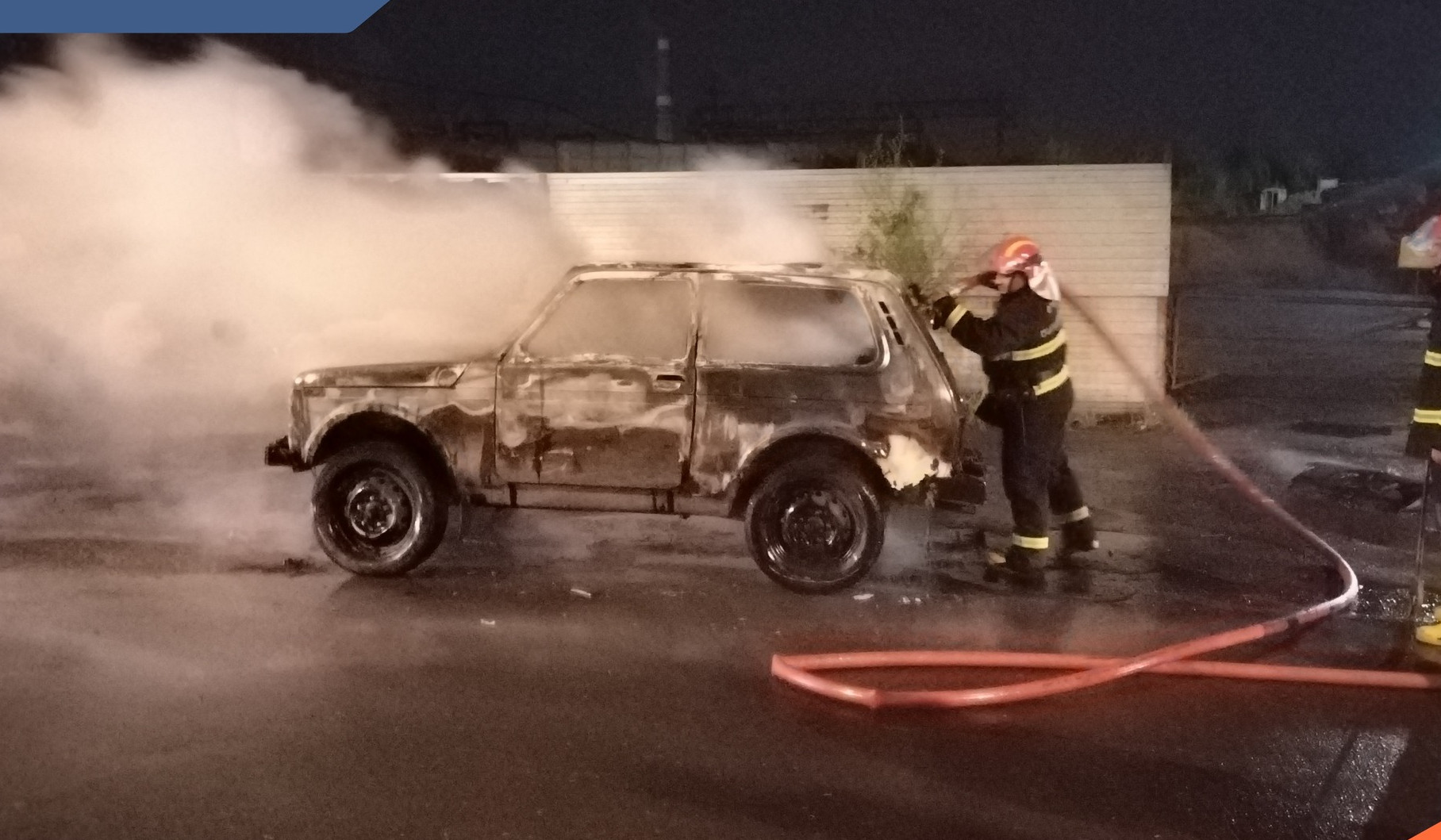 Երևանի Արտաշատի խճուղում ավտոմեքենա է այրվել․ կա տուժած