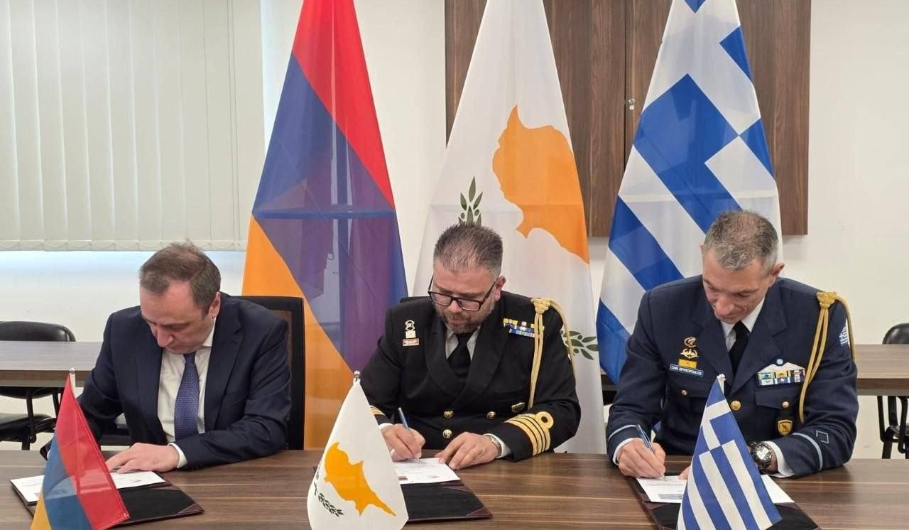 Ստորագրվել են պաշտպանության ոլորտում Հայաստան-Կիպրոս երկկողմ և Հայաստան-Հունաստան-Կիպրոս եռակողմ համագործակցության տարեկան ծրագրերը