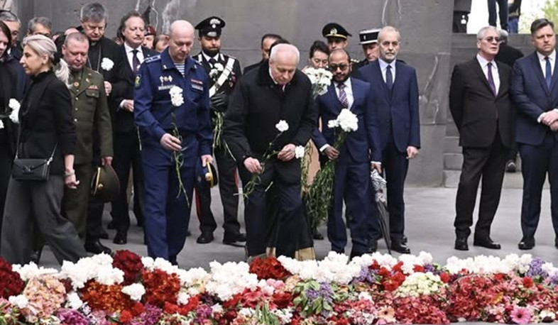 Հայաստանում ՌԴ դեսպանը մասնակցել է Օսմանյան կայսրությունում Հայոց ցեղասպանության զոհերի ոգեկոչման արարողությանը