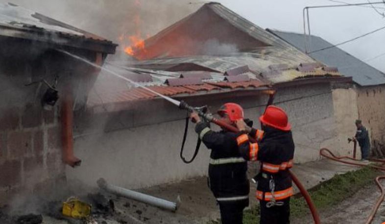 Հրդեհի ահազանգ Չկալով գյուղում