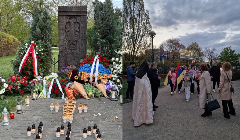 Ապրիլի 24-ը՝ Վարշավայում․ հայերը և լեհերը միասին ոգեկոչել են ցեղասպանության զոհերի հիշատակը