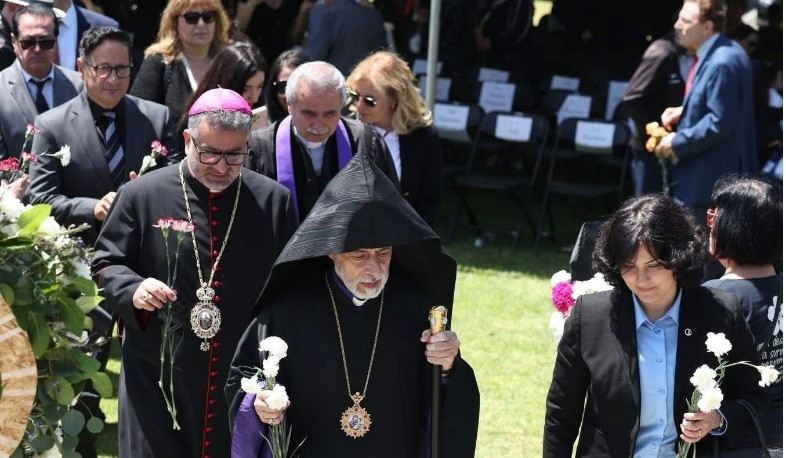 Լոս Անջելեսում ՀՀ գլխավոր հյուպատոսը Մոնթեբելոյում ծաղիկներ է խոնարհել Հայոց ցեղասպանության զոհերի հիշատակը հավերժացնող հուշահամալիրում