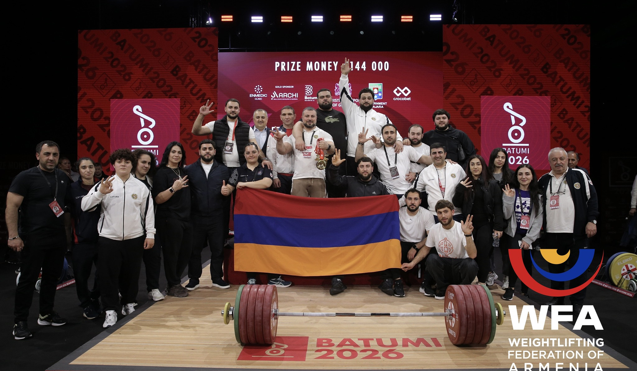 Հայաստանի ծանրամարտի տղամարդկանց ընտրանին լավագույնն է Եվրոպայի առաջնությունում