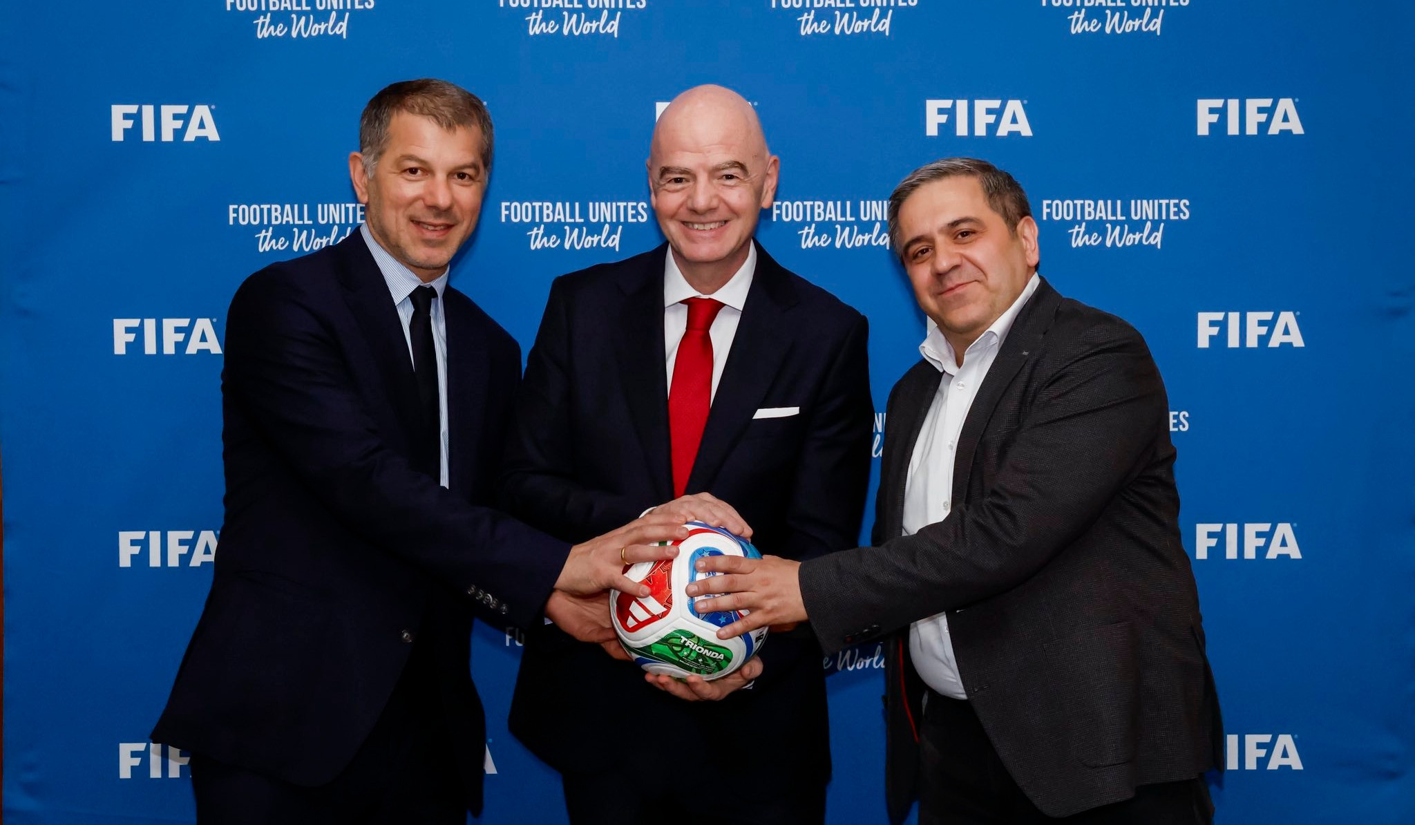 Արմեն Մելիքբեկյանն ու Լևան Կոբիաշվիլին հանդիպել են ՖԻՖԱ-ի նախագահի հետ