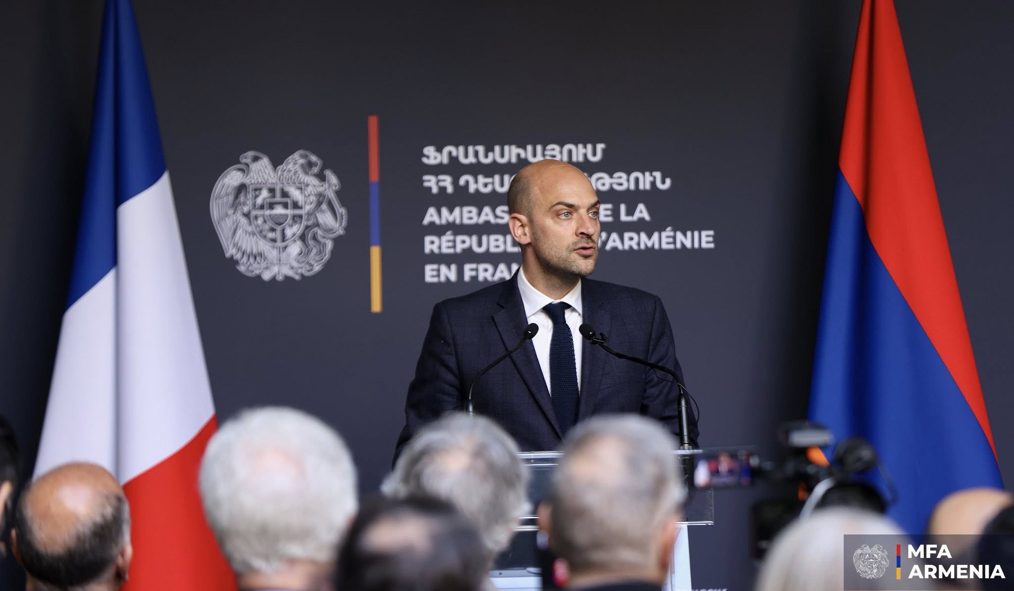 Մի քանի օրից Հանրապետության նախագահը պետական ​​այցով կմեկնի Հայաստան, որը կնշանավորի մեր երկու երկրների միջև կապերի բացառիկ ամրապնդումը. Ֆրանսիայի ԱԳ նախարար