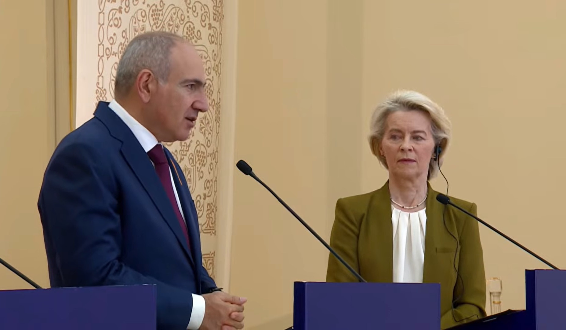 Pashinyan, Costa and von der Leyen make statements summing up the inaugural Armenia-EU summit