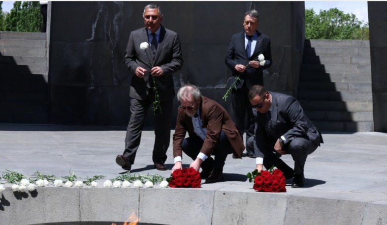 Delegation of Belgian Chamber of Representatives visited Tsitsernakaberd Armenian Genocide Memorial Complex