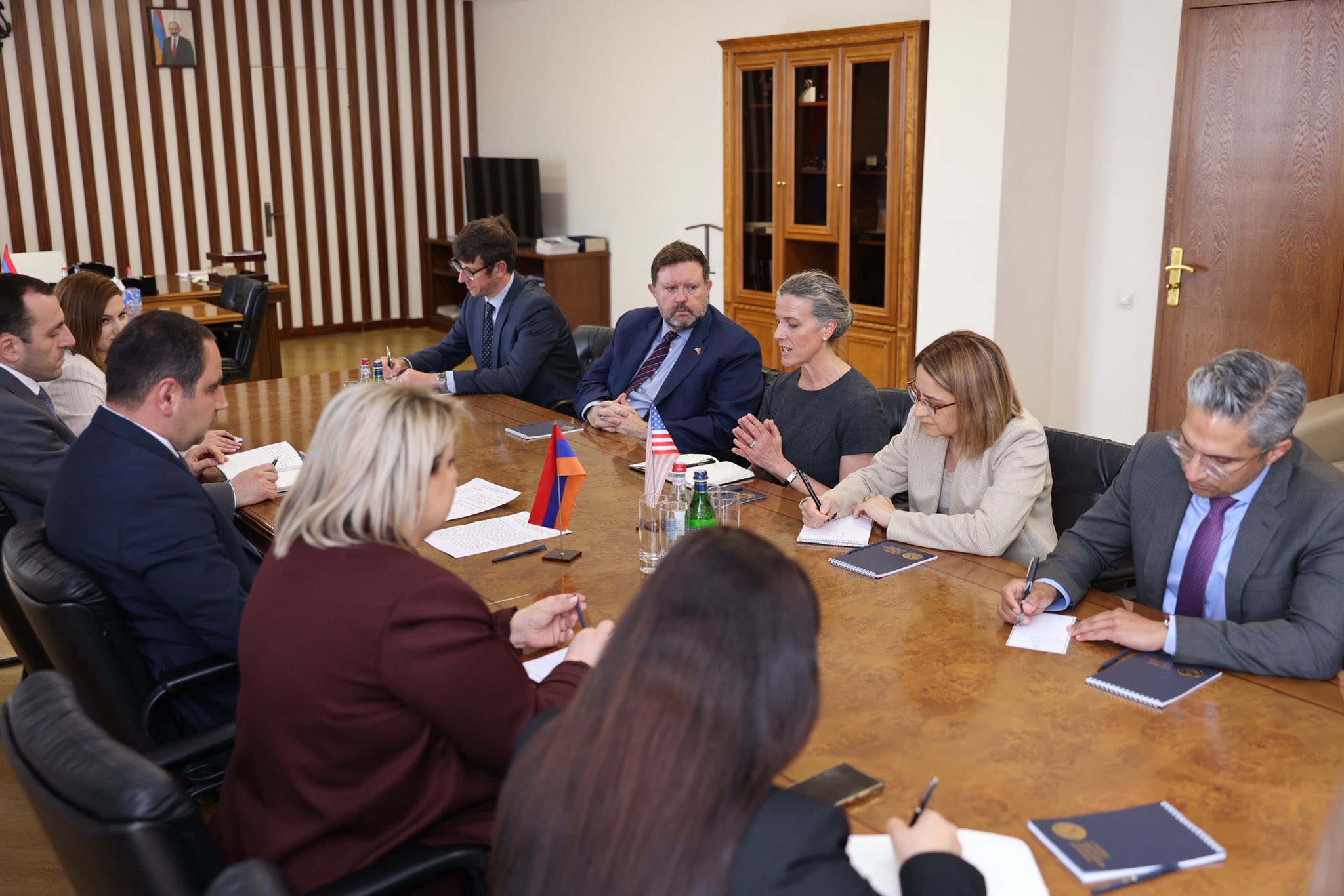 Davit Khudatyan discussed number of issues related to TRIPP project with U.S. Deputy Assistant Secretary for European and Eurasian Affairs at U.S. Department of State