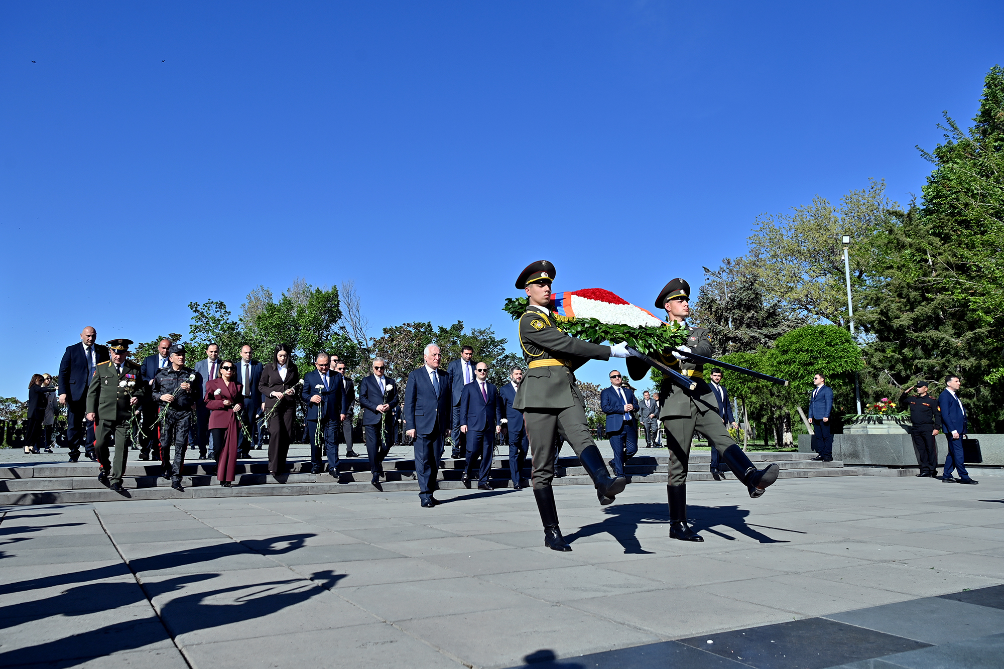 President Vahagn Khachaturyan visited Victory Park