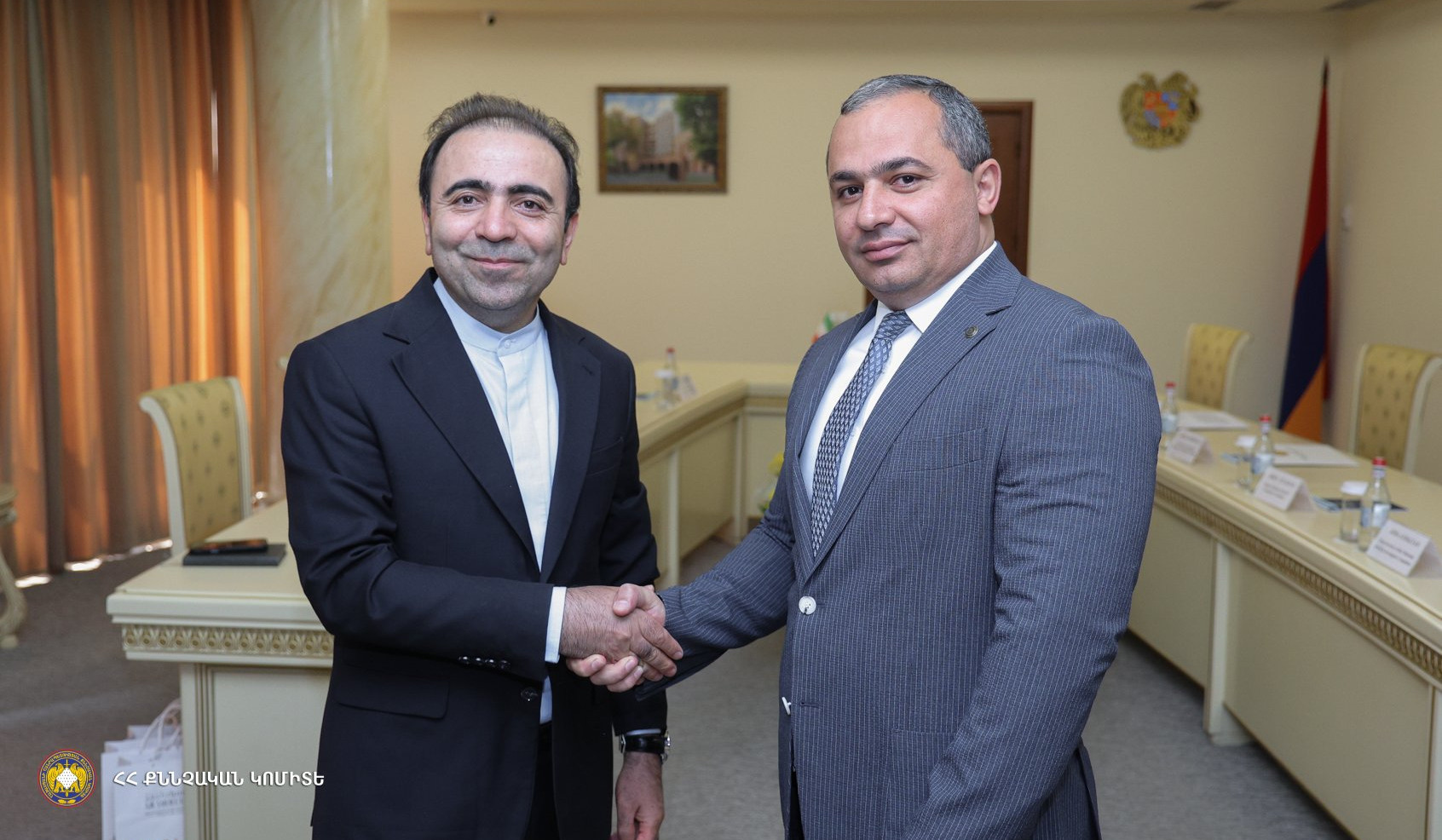 Քննչական կոմիտեի նախագահն ընդունել է ՀՀ-ում Իրանի դեսպանին