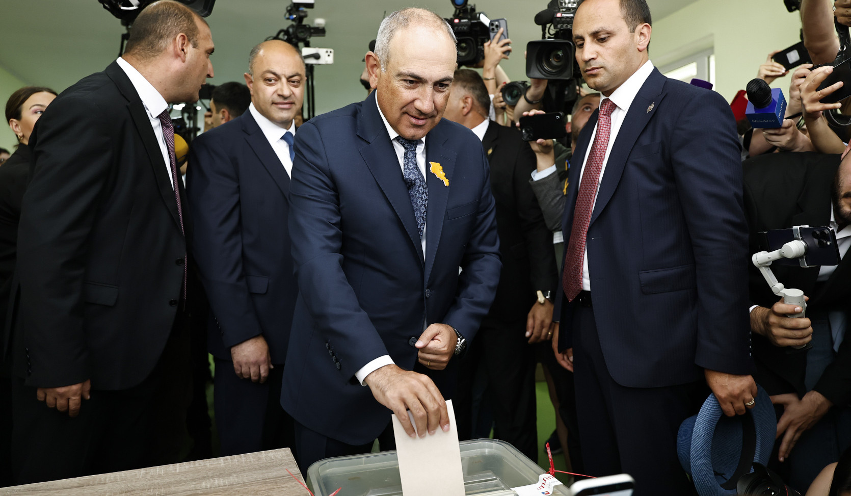 Նիկոլ Փաշինյանը քվեարկեց