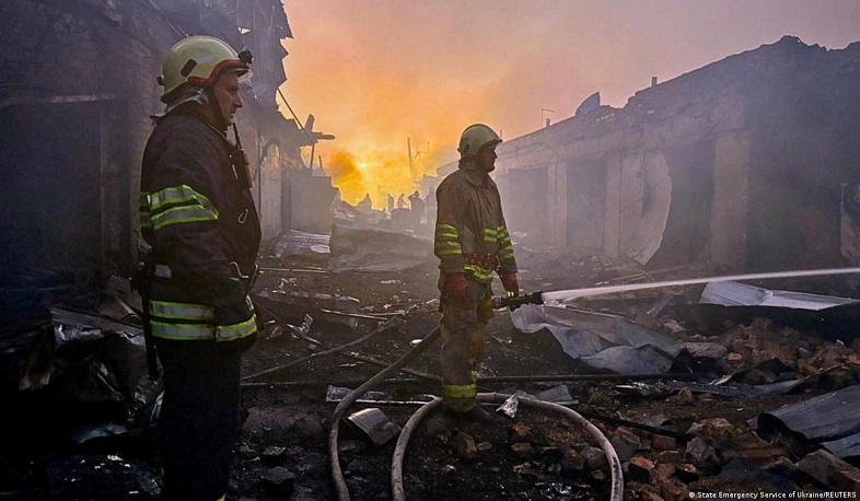 Россия атаковала Украину сотнями дронов
