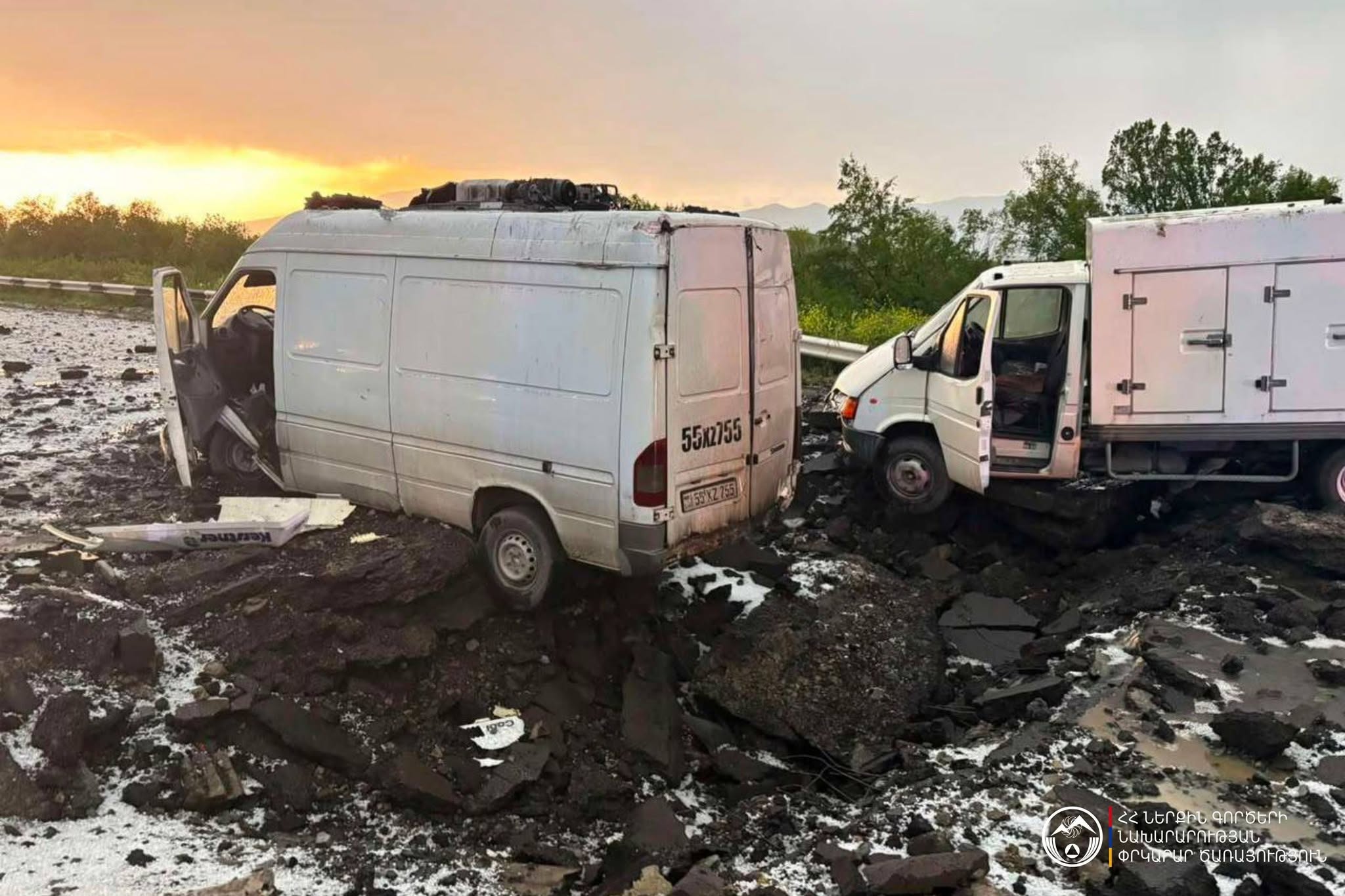 Փլուզում Երևան-Սևան ավտոճանապարհին․ տուժածներ չկան