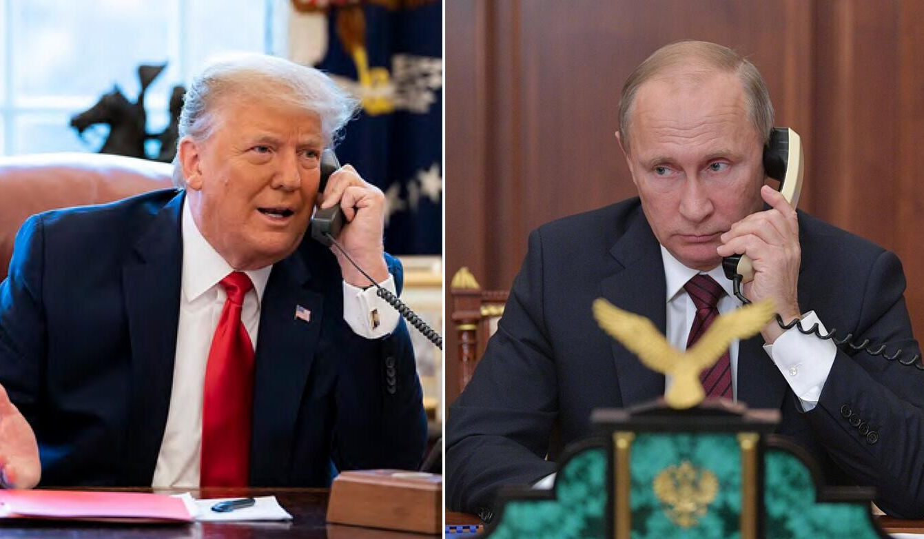Трамп сообщает о телефонном разговоре с Путиным