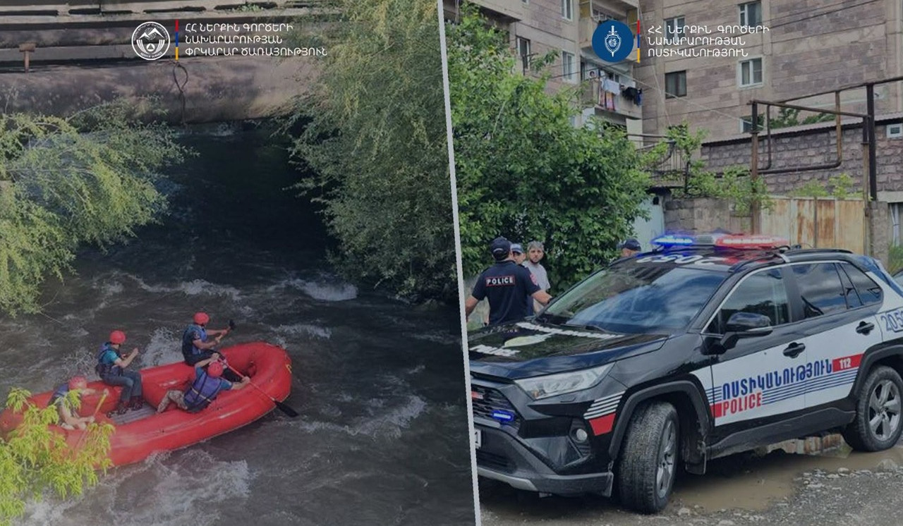 Փամբակ գետում փրկարարներն ու ոստիկանները շարունակում են որոնողական աշխատանքները