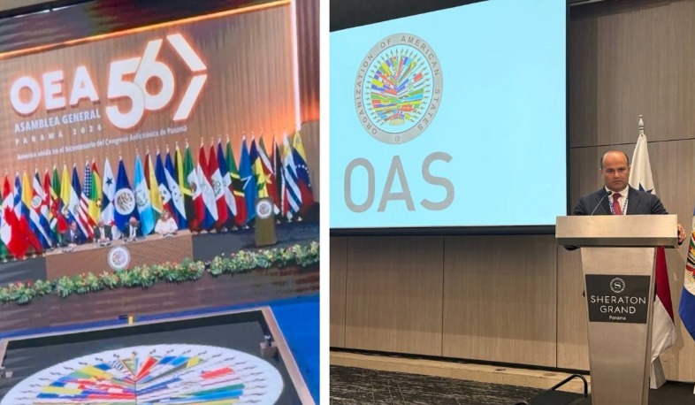 Narek Mkrtchyan participated in dialogue within framework of OAS General Assembly