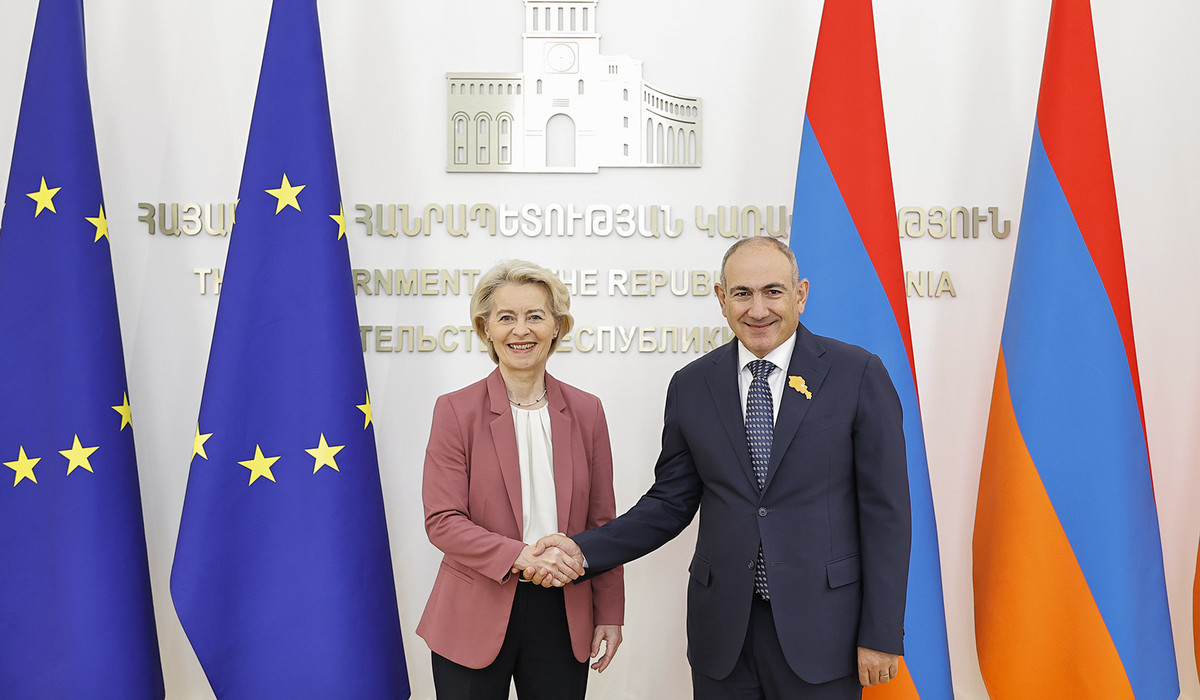 Birgə qəbul edilmiş bəyanatlar sadəcə sözlər deyil, konkret əməllərdir: Nikol Paşinyan və Ursula fon der Leyen görüşüblər