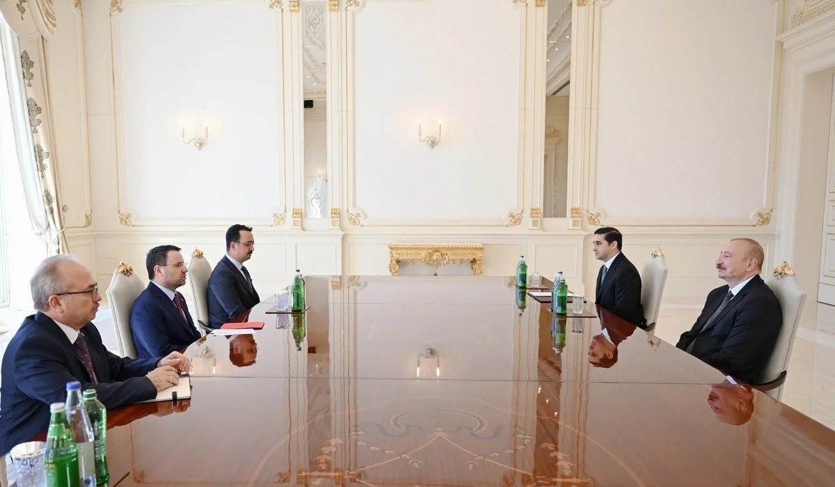 Ալիևն ընդունել է Թուրքիայի արդարադատության նախարար Աքըն Գյուրլեքին