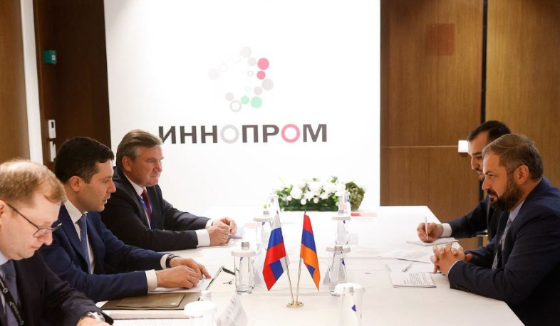 Պապոյանը և ՌԴ առևտրի նախարարը քննարկել են երկու երկրների միջև առևտրատնտեսական հարաբերությունների ընթացիկ զարգացումները