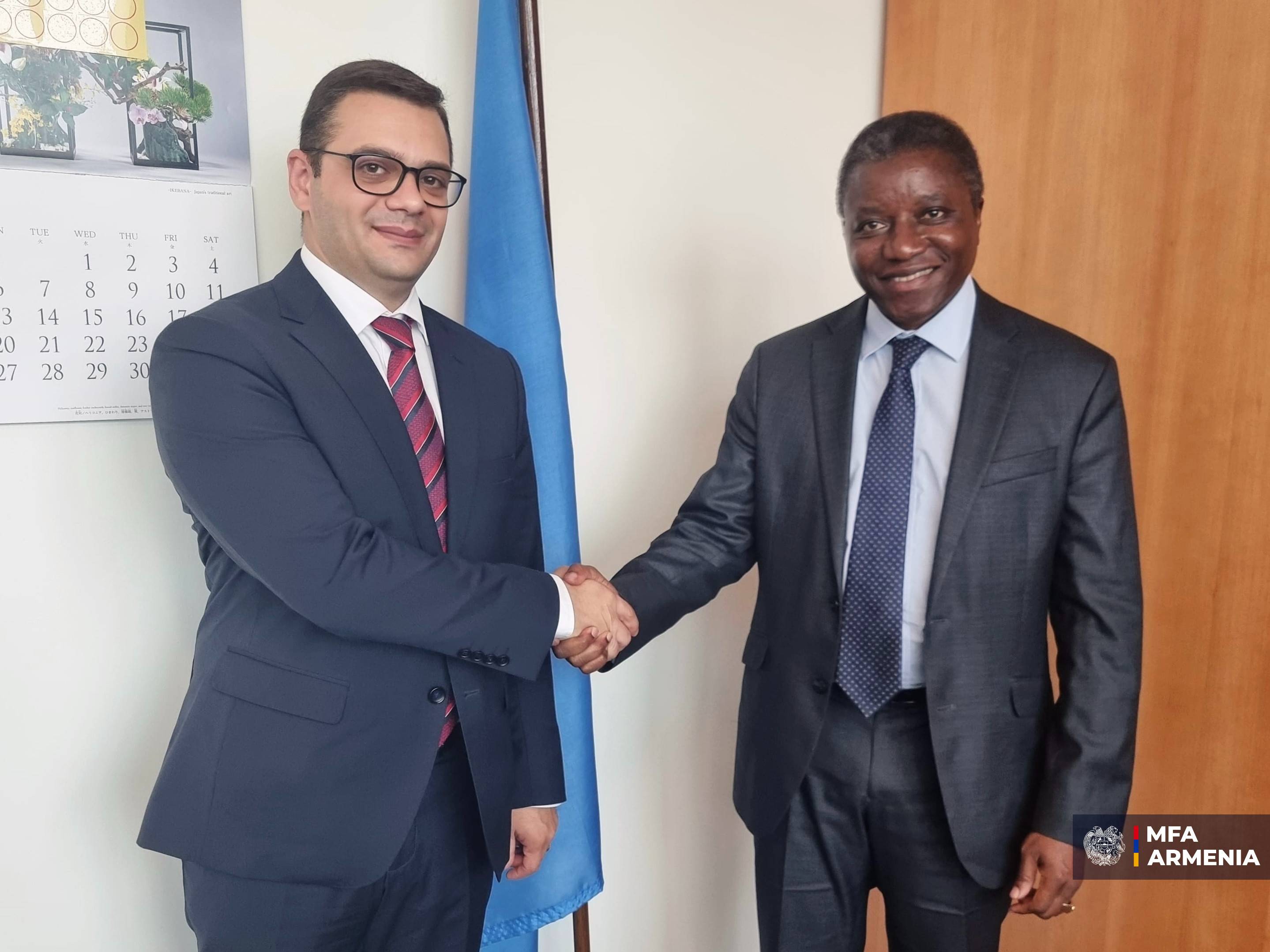 Deputy Foreign Minister of Armenia and UN Deputy Secretary-General discussed holding of 6th Global Forum Against Crime of Genocide in Yerevan