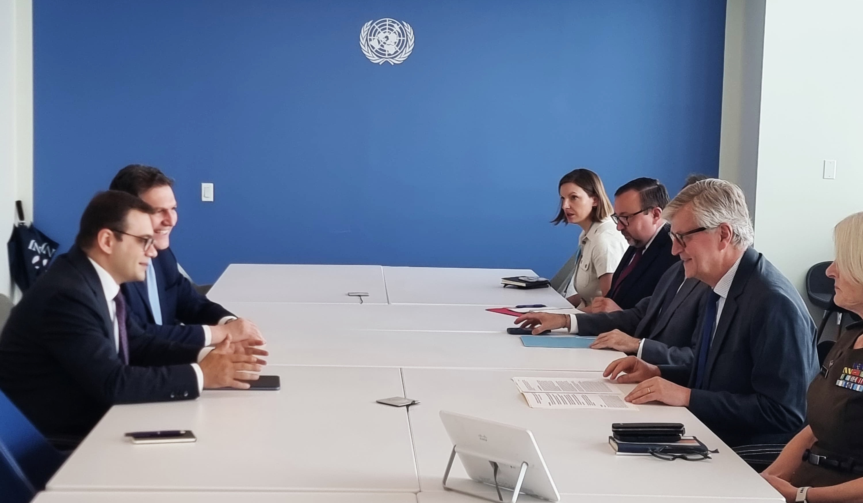 Ռոբերտ Աբիսողոմոնյանը և ՄԱԿ-ի գլխավոր քարտուղարի տեղակալը քննարկել են ՀՀ և ՄԱԿ-ի միջև խաղաղապահության և խաղաղաշինության ոլորտներում համագործակցության հարցեր