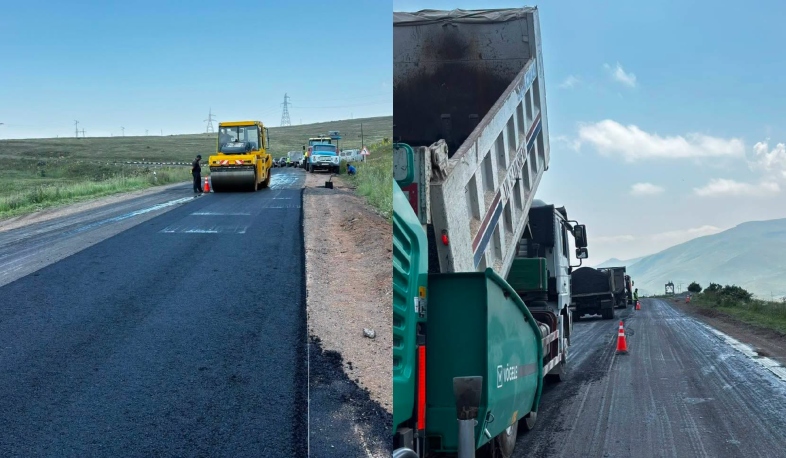 Միջին նորոգման աշխատանքներ՝ Սիսիանի տարածաշրջանի «Զանգեր» կոչվող հատվածից դեպի Ծղուկ