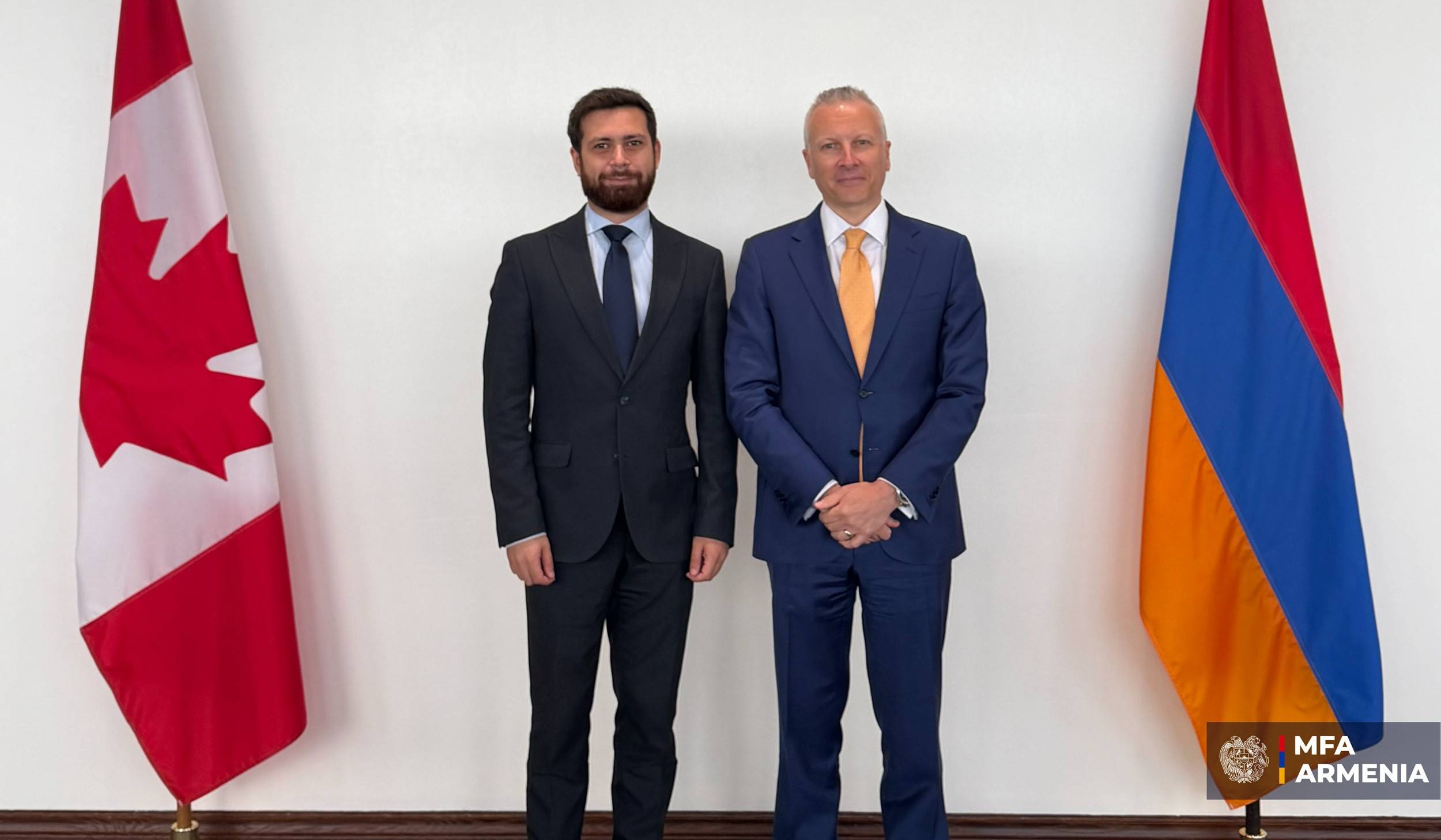 ԱԳ նախարարի տեղակալը կանադացի գործընկերոջն է ներկայացրել տարածաշրջանային զարգացումները