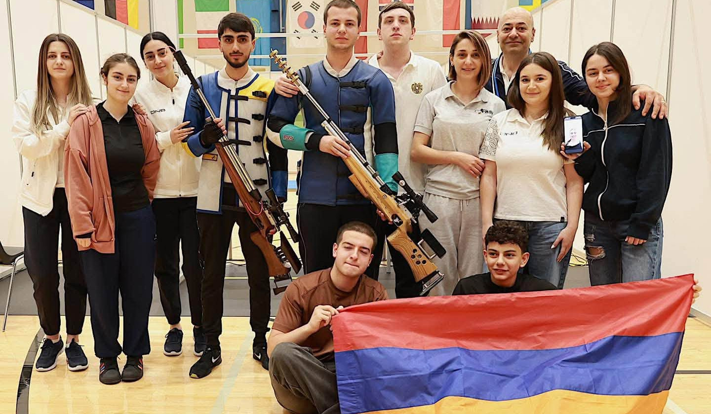 Հրաձգության Հայաստանի հավաքականը հաղթել է շարժվող թիրախ մրցաձևի աշխարհի առաջնության մեդալային հաշվարկում