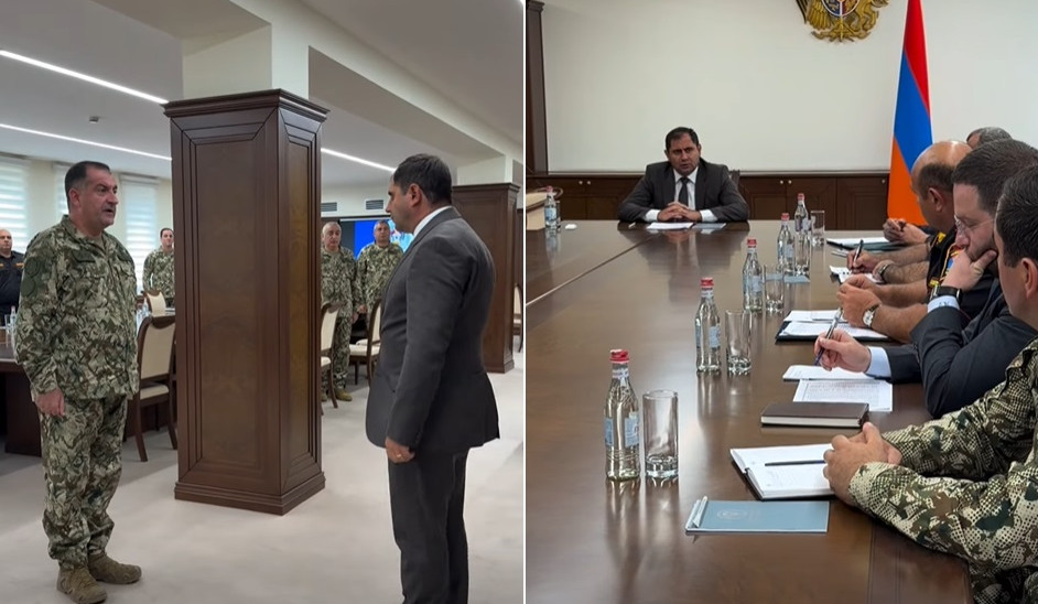 Այսօր անցկացրի խորհրդակցություն՝ զինված ուժերում ծառայության հետագա կազմակերպման, կարգապահության բարձրացման հարցերի վերաբերյալ. Սուրեն Պապիկյան