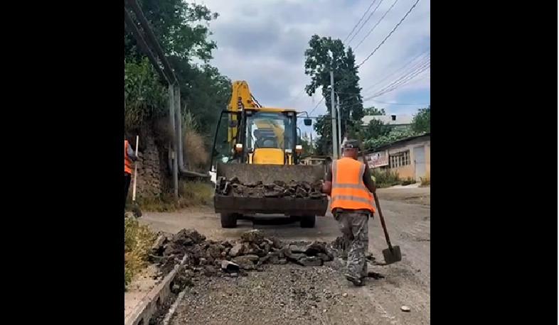 Միջին նորոգման աշխատանքներ՝ Արծվաբերդ-Չինարի հանրապետական նշանակության ճանապարհին