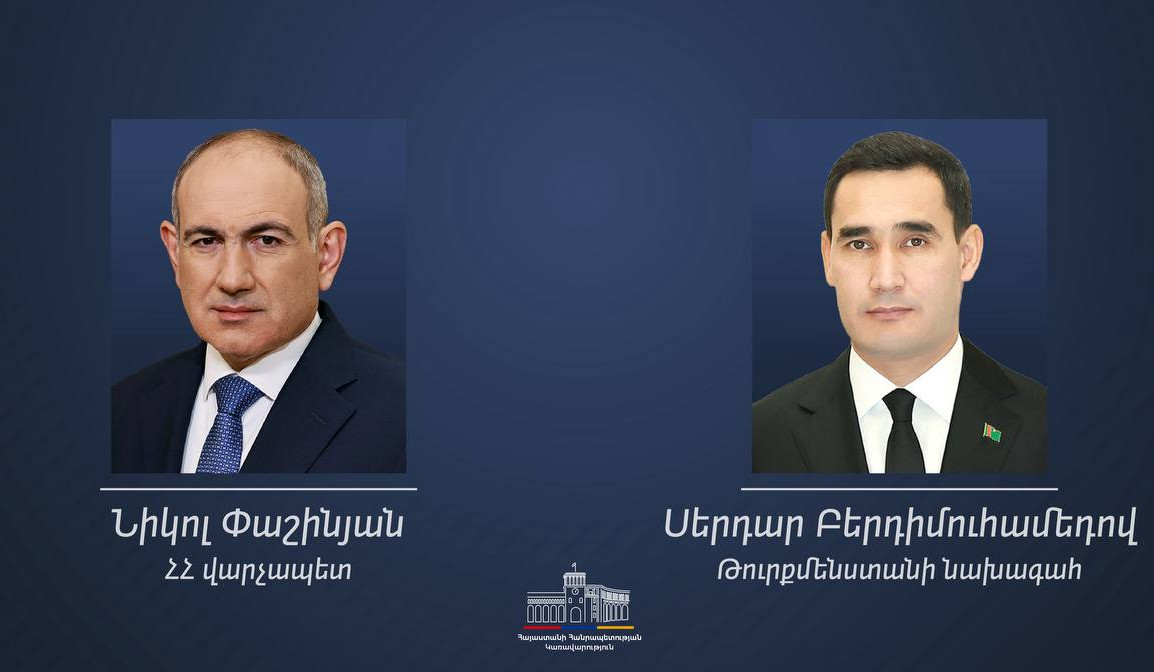 Մենք Թուրքմենստանում բարձր ենք գնահատում Հայաստանի հետ հարաբերությունները. Սերդար Բերդիմուհամեդովը՝ Փաշինյանին
