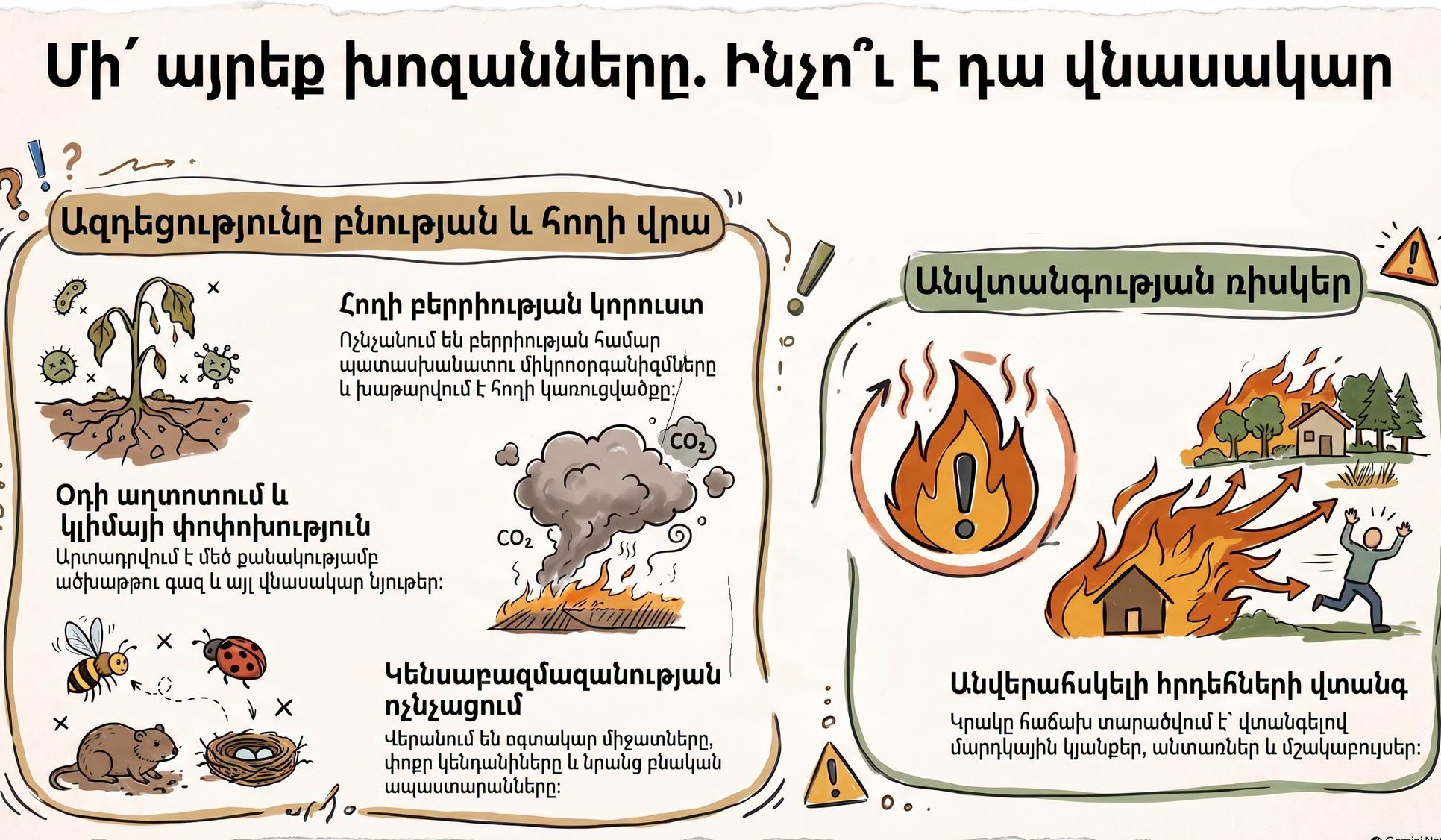 Մի՛ այրեք խոզանները. ՇՄՆ-ի հորդորը