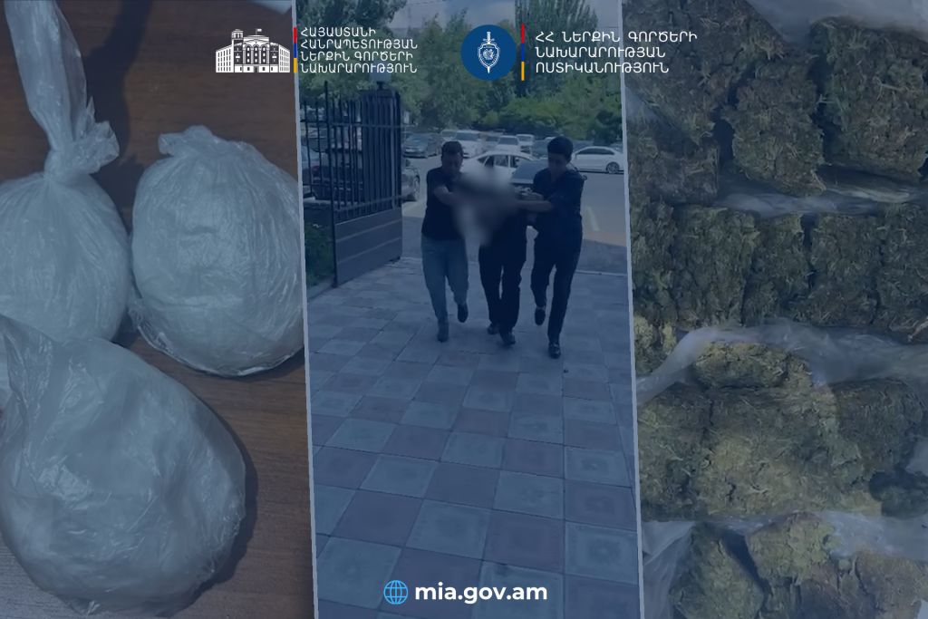 Ոստիկանները հայտնաբերել են տելեգրամյան ալիքների տնօրինողներ և 2 կգ-ից ավելի մեթամֆետամին. 7 անձ ձերբակալվել է