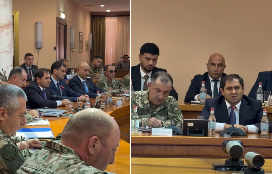 Müdafiə Nazirliyinin inzibati kompleksində "Hərbi hissələrdə görülən işlər və hərbi intizamın möhkəmləndirilməsi" mövzusunda məsləhətləşmə keçirilib
