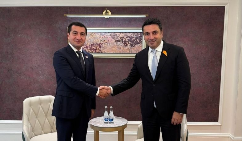 Բիշքեկում հանդիպել են Ալեն Սիմոնյանն ու Հիքմեթ Հաջիևը