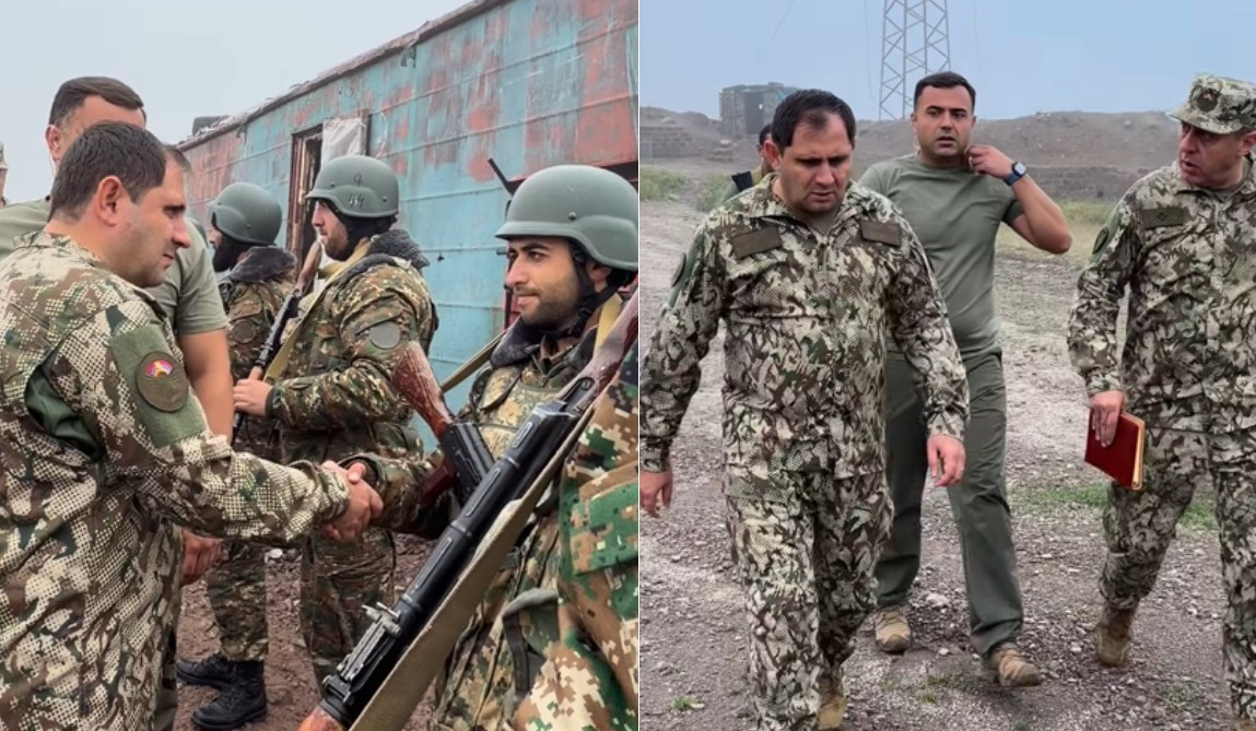 Suren Papikyan ordu mövqelərində yoxlamalar aparıb։ Müdafiə Nazirliyi