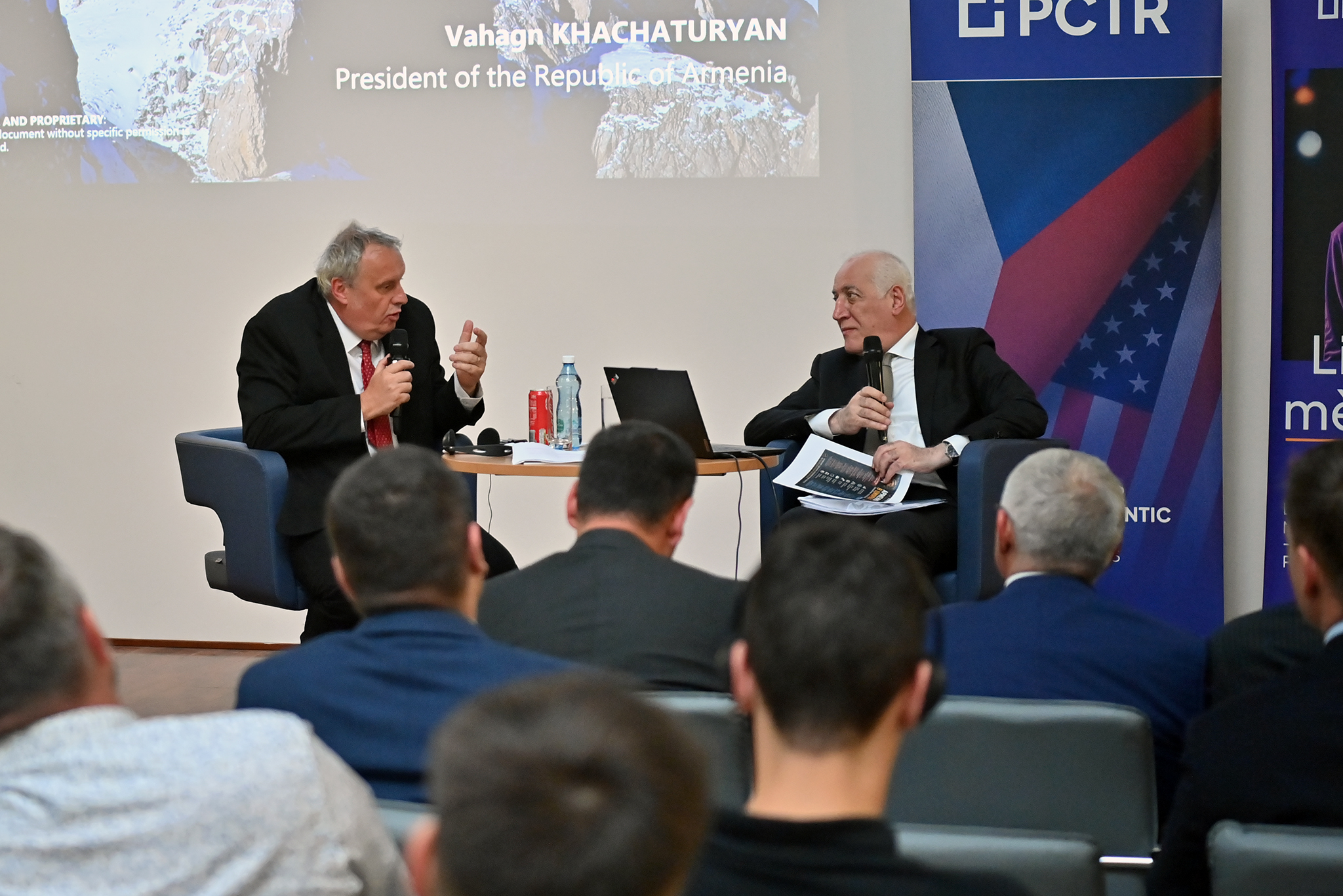 President of Armenia delivered speech at CEVRO University in Prague