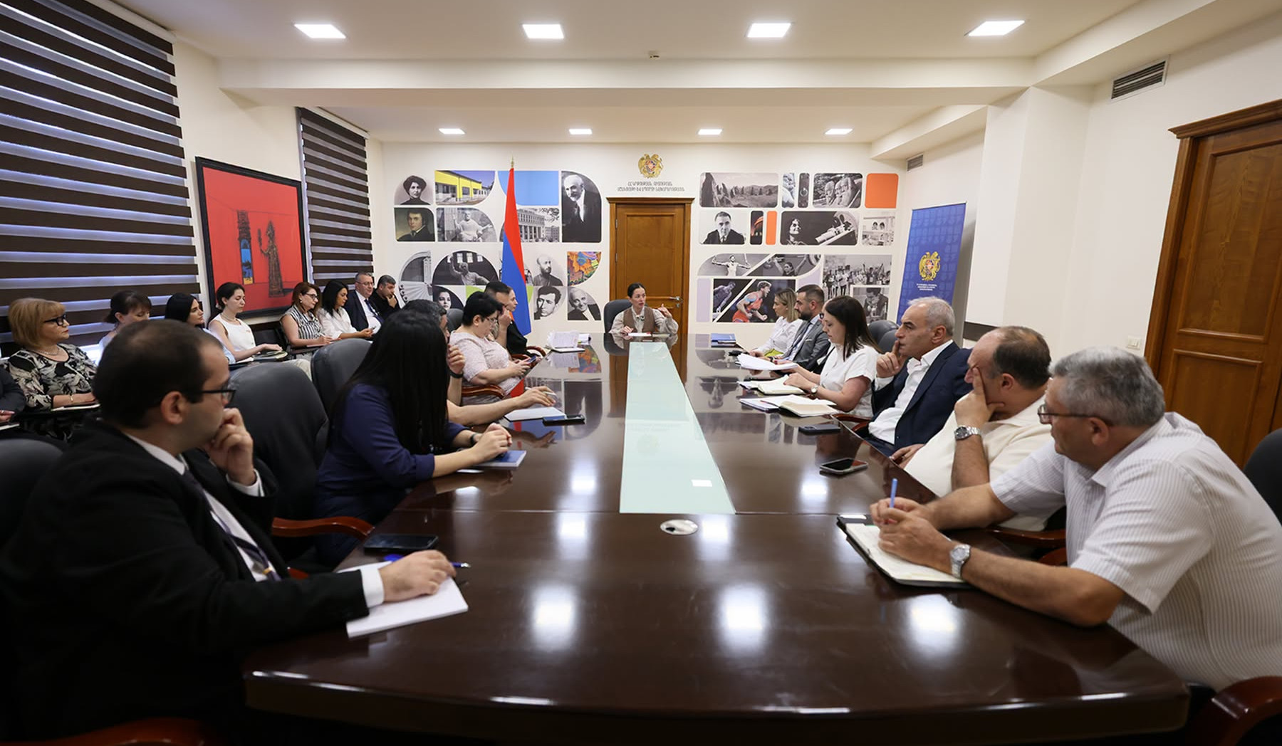 ԿԳՄՍ նախարարությունում քննարկվել են կրթության, մշակույթի և սպորտի ոլորտների մի շարք ընթացիկ հարցեր