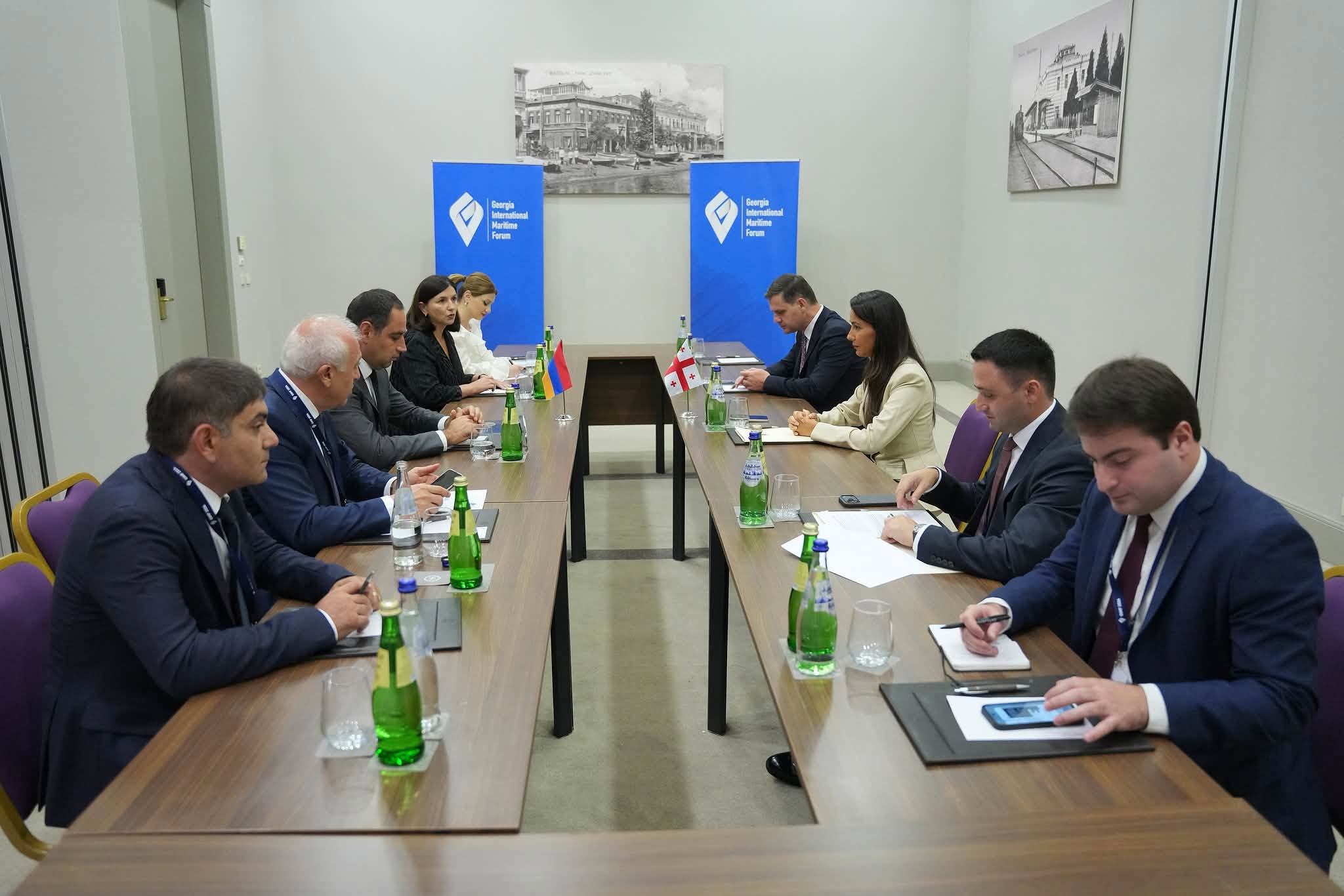 Khudatyan and Kvrivishvili discussed cooperation in transport and energy sectors