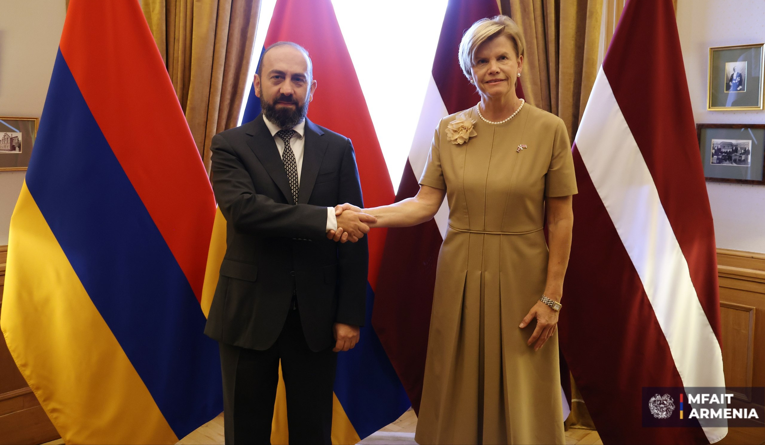 Ռիգայում Արարատ Միրզոյանի պաշտոնական քննարկումները մեկնարկել են Լատվիայի ԱԳ նախարարի հետ առանձնազրույցով