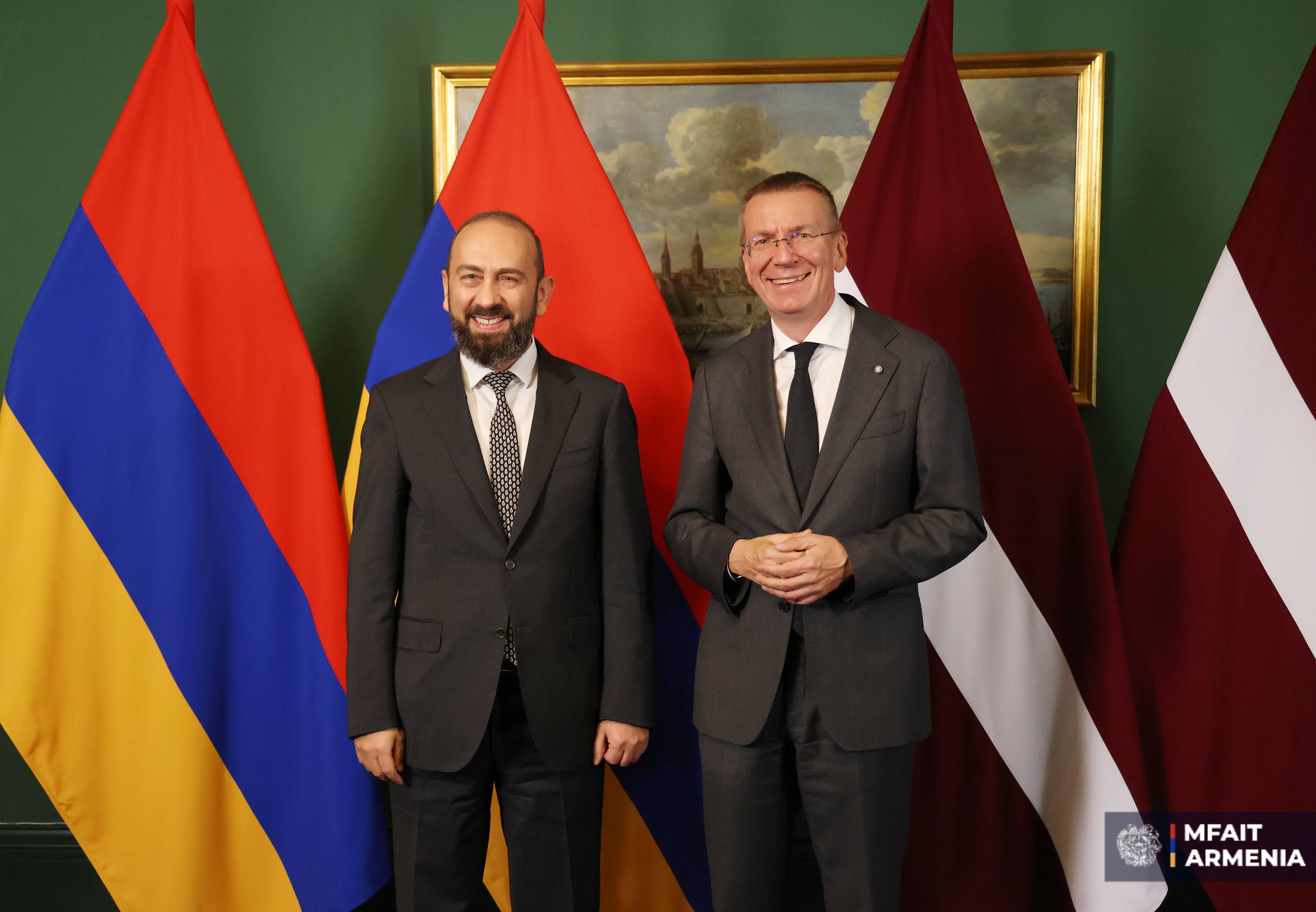 Արարատ Միրզոյանը և Լատվիայի նախագահը քննարկել են երկու երկրի միջև համագործակցության հարցեր