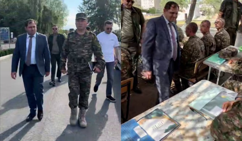 Ստուգայց կապի զորքերի ուսումնական կենտրոնում․ Պապիկյան