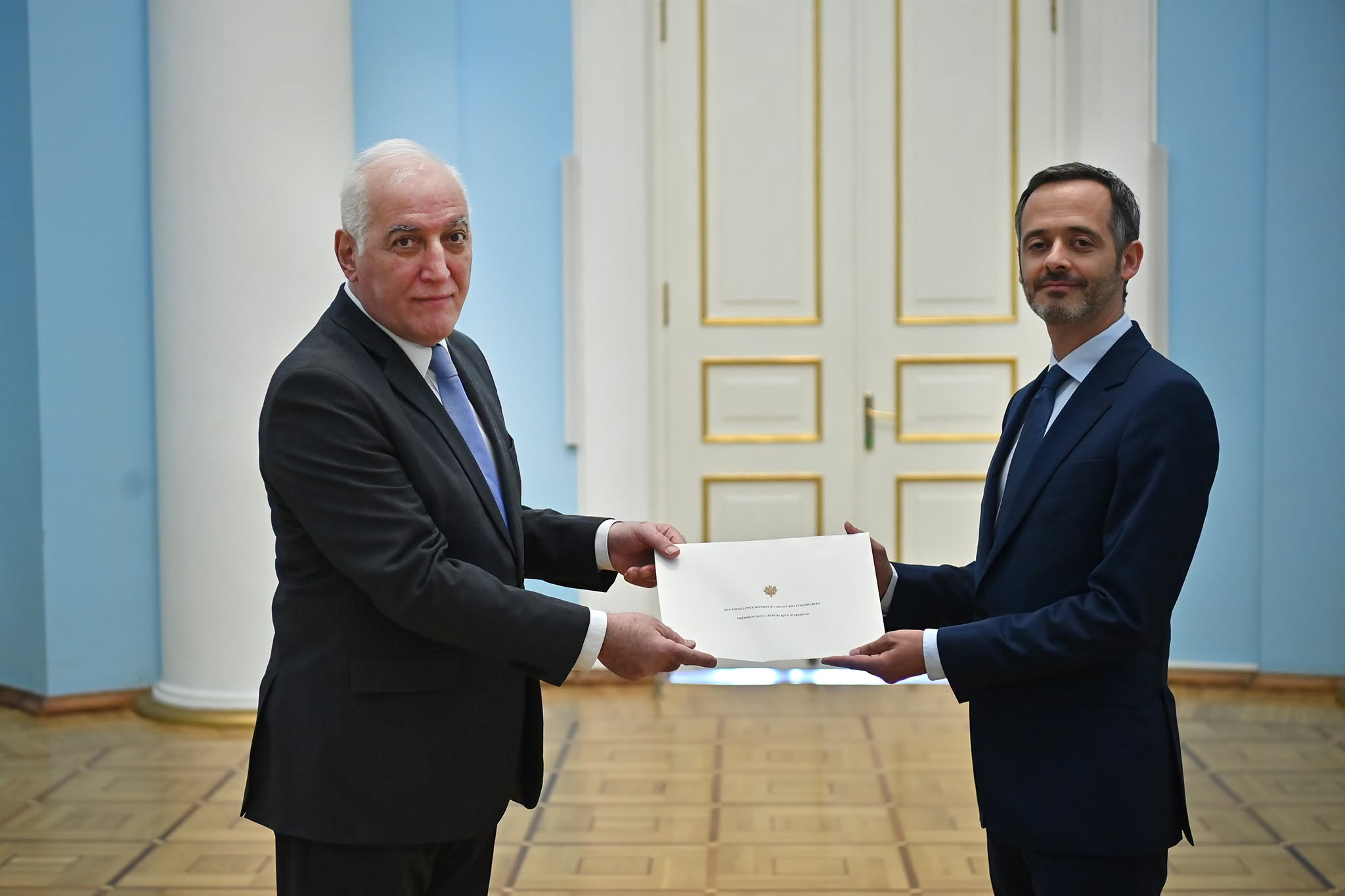 Ֆրանսիայի նորանշանակ դեսպանն իր հավատարմագրերն է հանձնել ՀՀ նախագահին