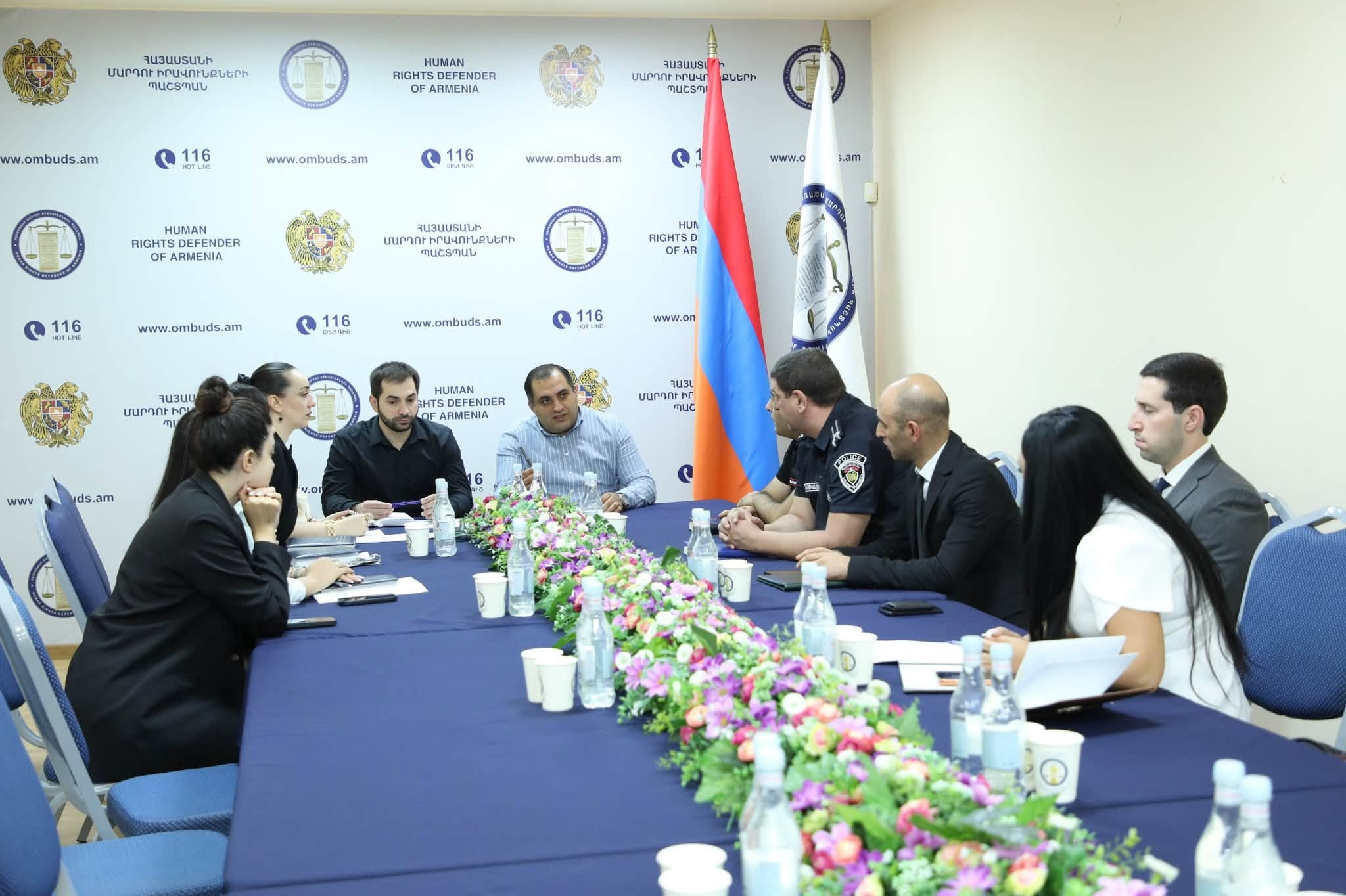 ՄԻՊ հաստատությունում կազմակերպվել է աշխատանքային քննարկում իրավապահ համակարգի ներկայացուցիչների հետ՝ ազատությունից զրկված անձանց իրավունքների պաշտպանության հարցերի շուրջ